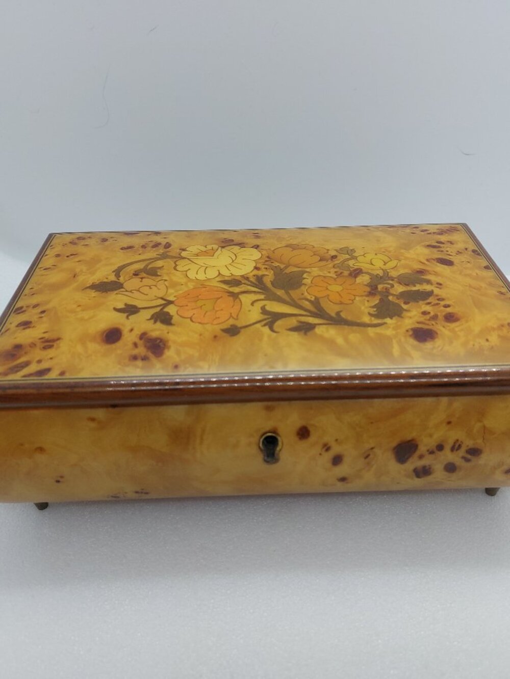 Reuge Swiss Musical Jewelry Box Play's Lara's Theme Working Made In Italy